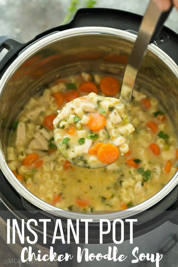 Instant Pot Chicken Soup With Frozen Chicken
 Creamy Instant Pot Chicken Noodle Soup Recipe VIDEO