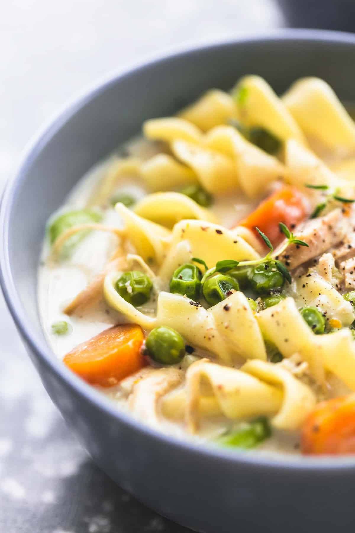 Instant Pot Chicken Soup With Frozen Chicken
 Slow Cooker OR Instant Pot Creamy Chicken Noodle Soup
