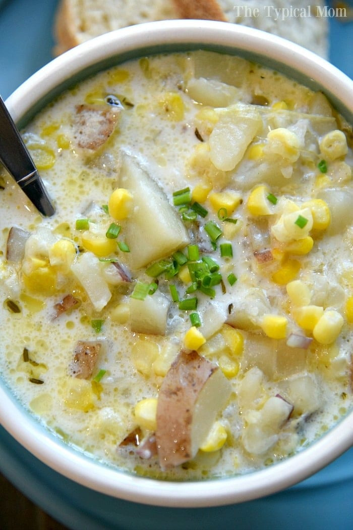 Instant Pot Chowder Lovely Instant Pot Potato Corn Chowder · the Typical Mom