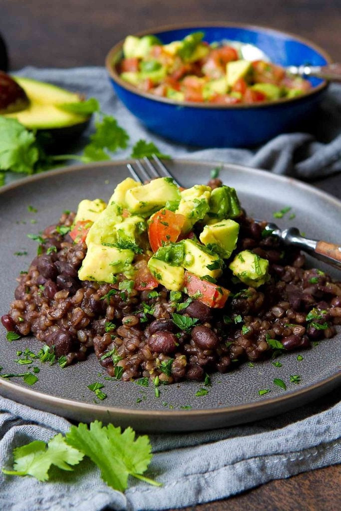 Instant Pot Diet Recipes
 Black Beans and Brown Rice With Avocado Salsa