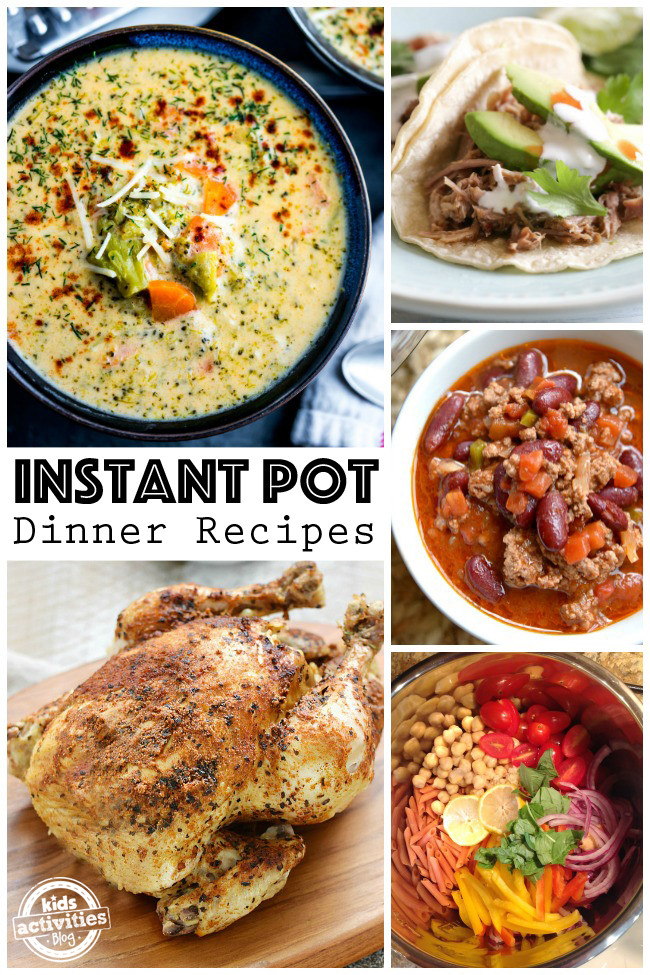 Instant Pot Dinners
 Instant Pot Recipes