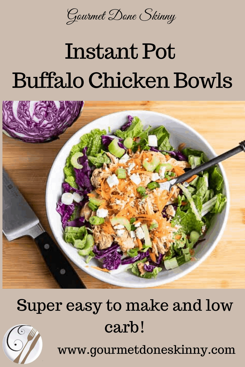 Instant Pot Gourmet Recipes
 Instant Pot Shredded Buffalo Chicken Bowls