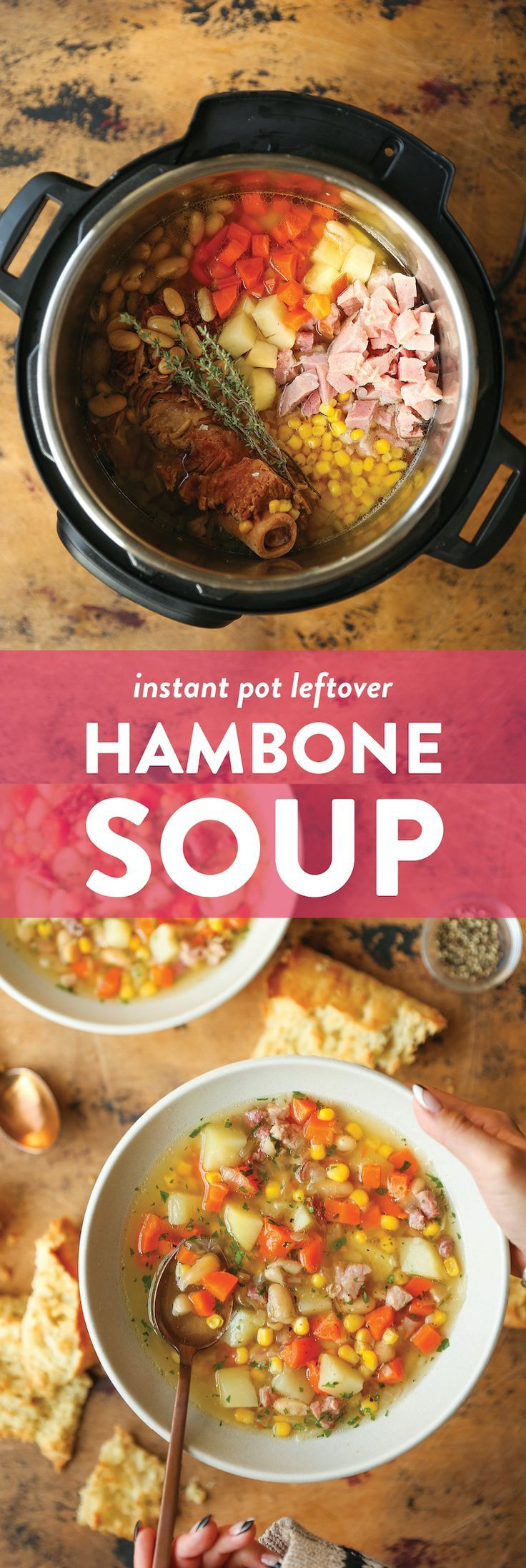 Instant Pot Leftover Ham Recipes
 Instant Pot Leftover Hambone Soup Recipe