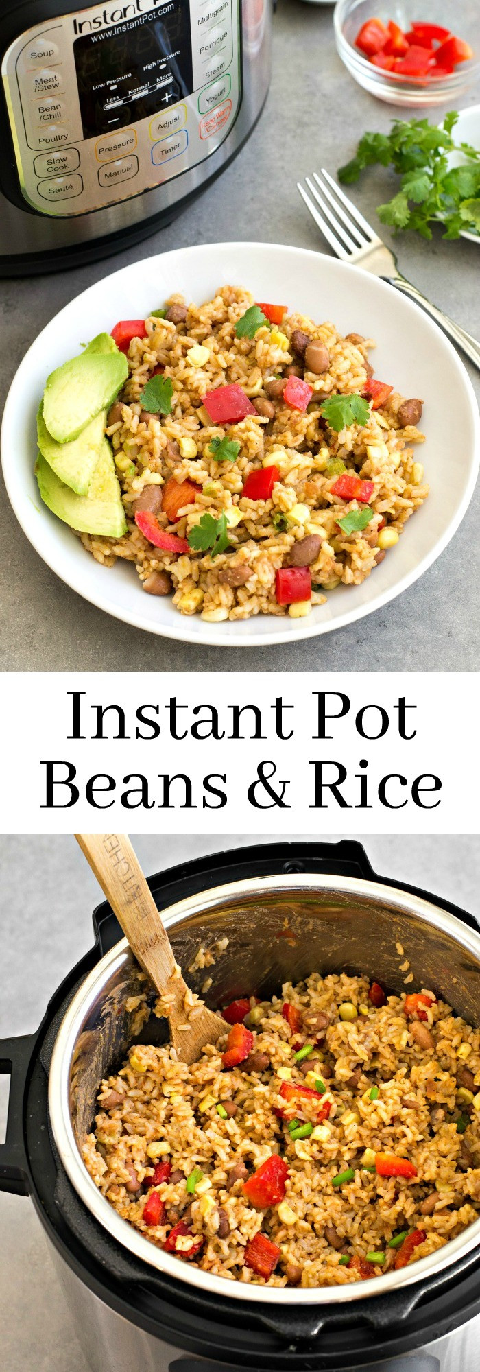 Instant Pot Pinto Beans And Rice
 Instant Pot Pinto Beans and Rice Easy Vegan Recipe