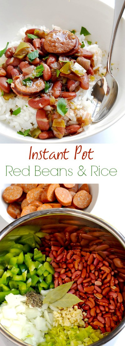 Instant Pot Pinto Beans And Rice
 Instant Pot Red Beans and Rice A Pinch of Healthy