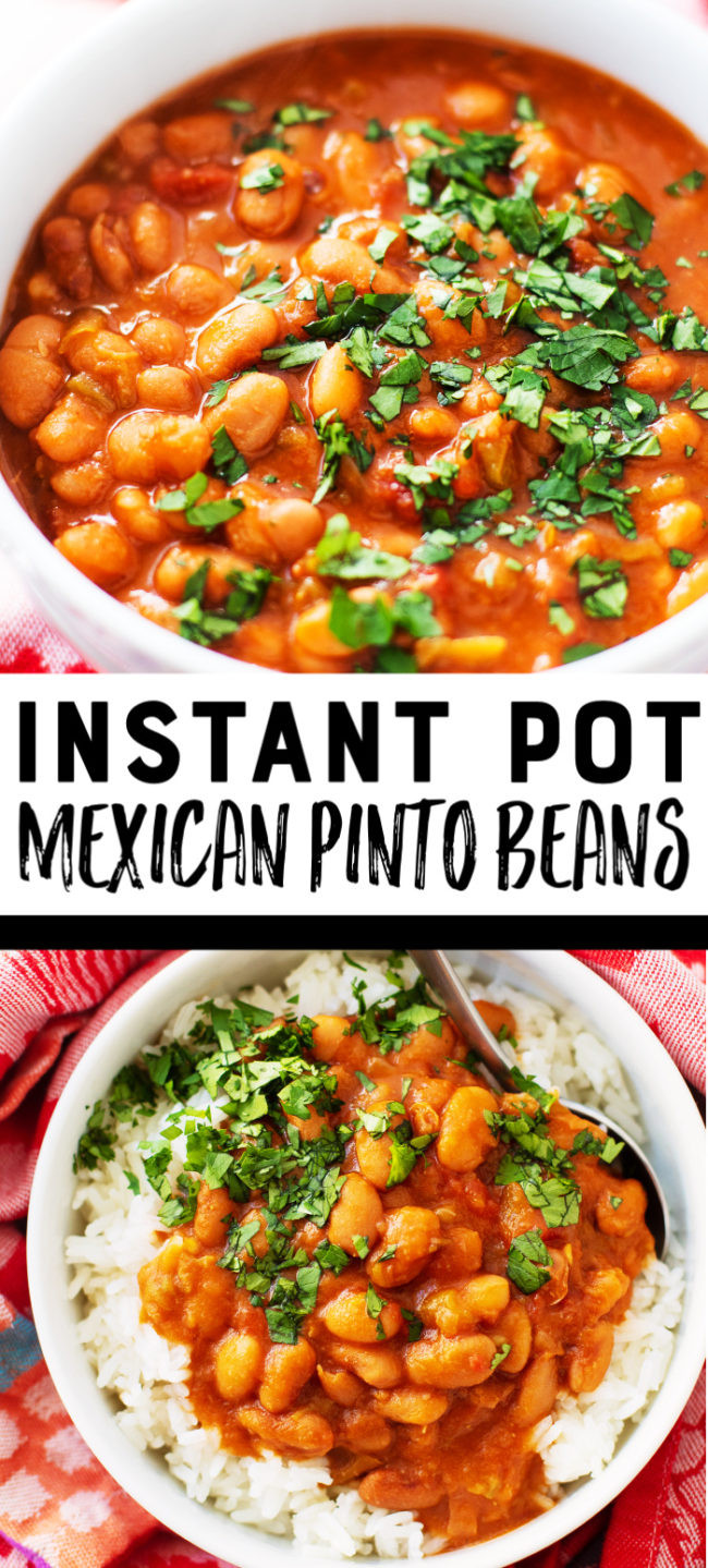 Instant Pot Pinto Beans And Rice
 Instant Pot Mexican Pinto Beans
