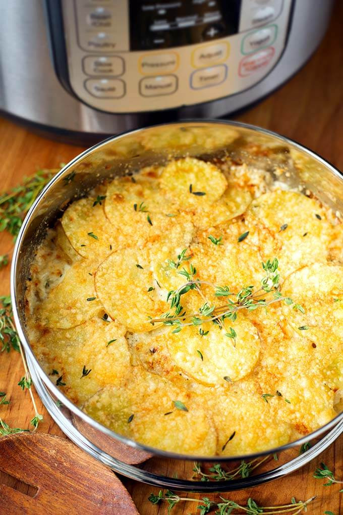Instant Pot Scalloped Potatoes Awesome Instant Pot Cheesy Scalloped Potatoes