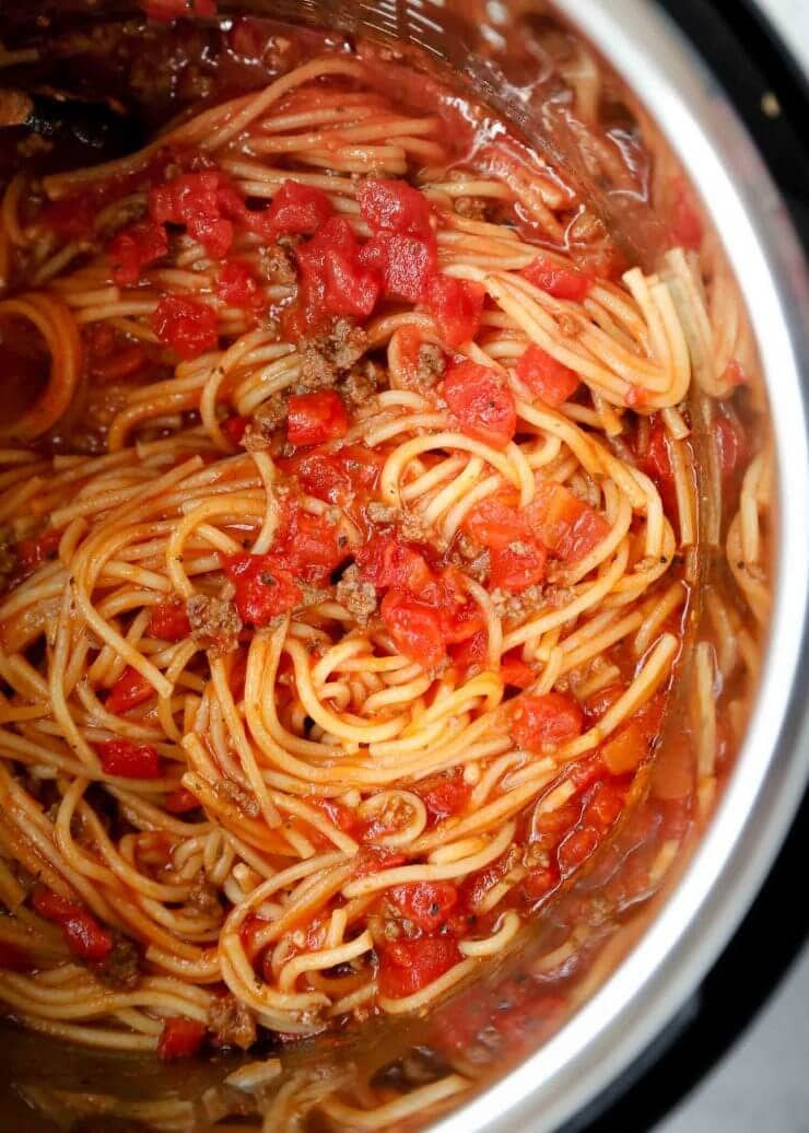 Instant Pot Spaghetti
 Instant Pot Spaghetti I Heart Naptime