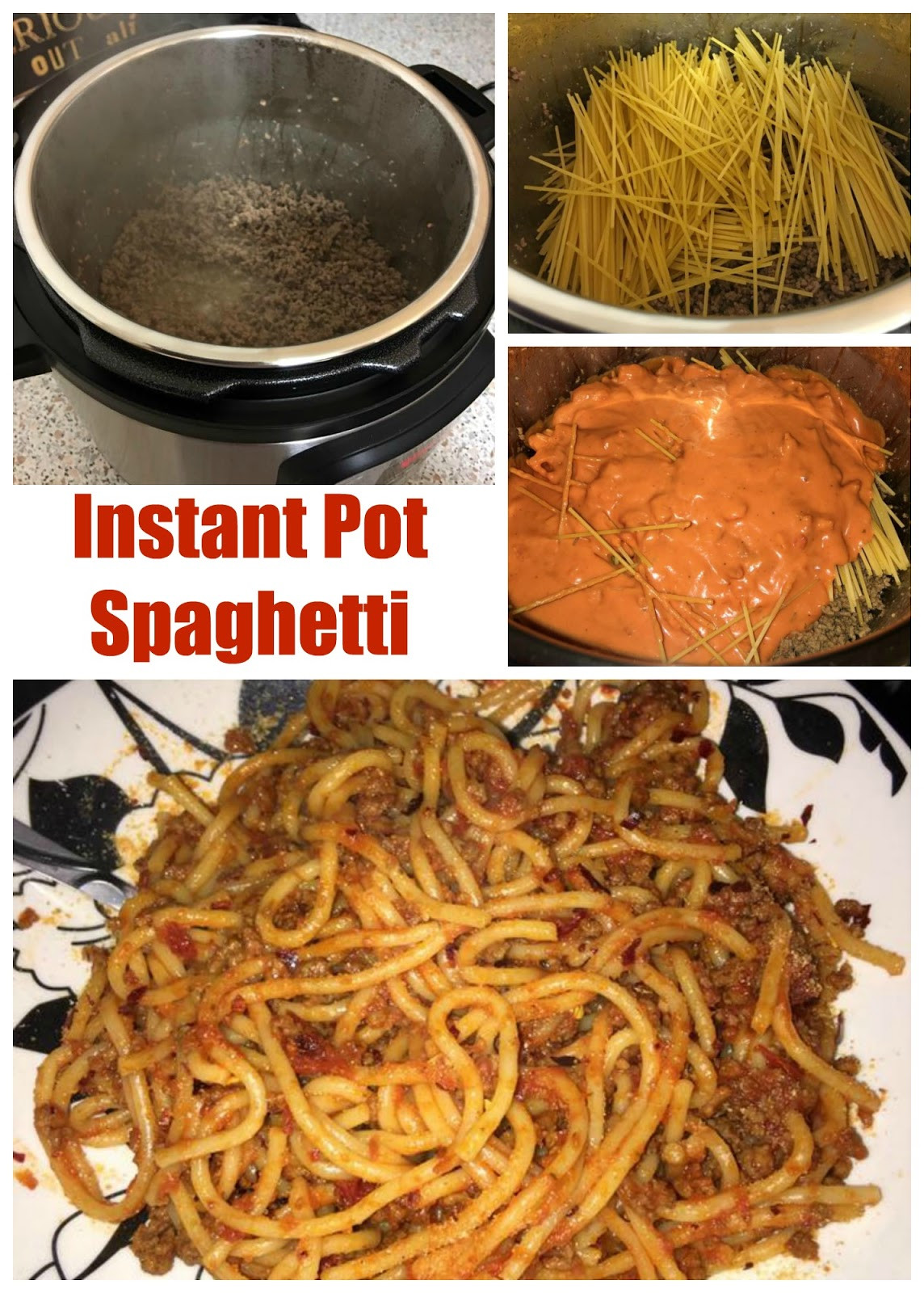 Instant Pot Spaghetti
 Reviews Chews & How Tos Instant Pot Spaghetti