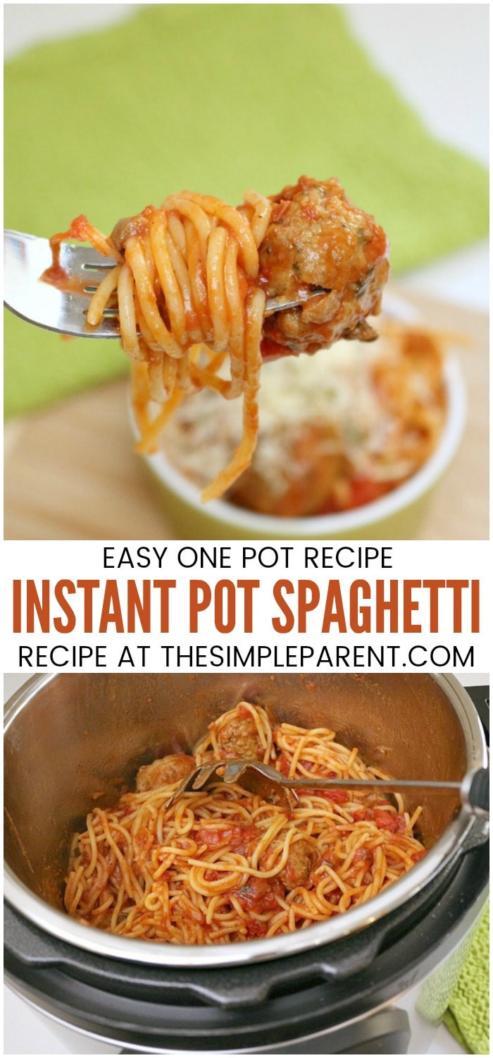 Instant Pot Spaghetti Recipe
 Instant Pot Spaghetti Recipe for Quick Dinner • The Simple