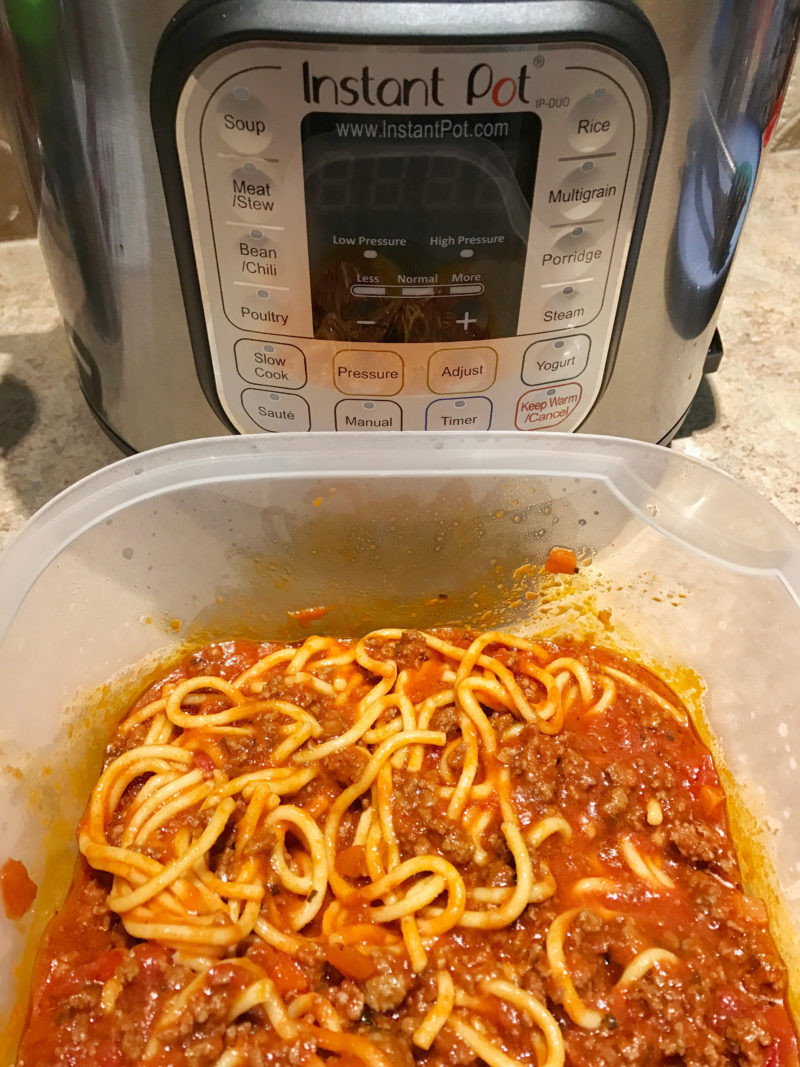 Instant Pot Spaghetti With Jar Sauce
 Instant Pot Recipe – Spaghetti