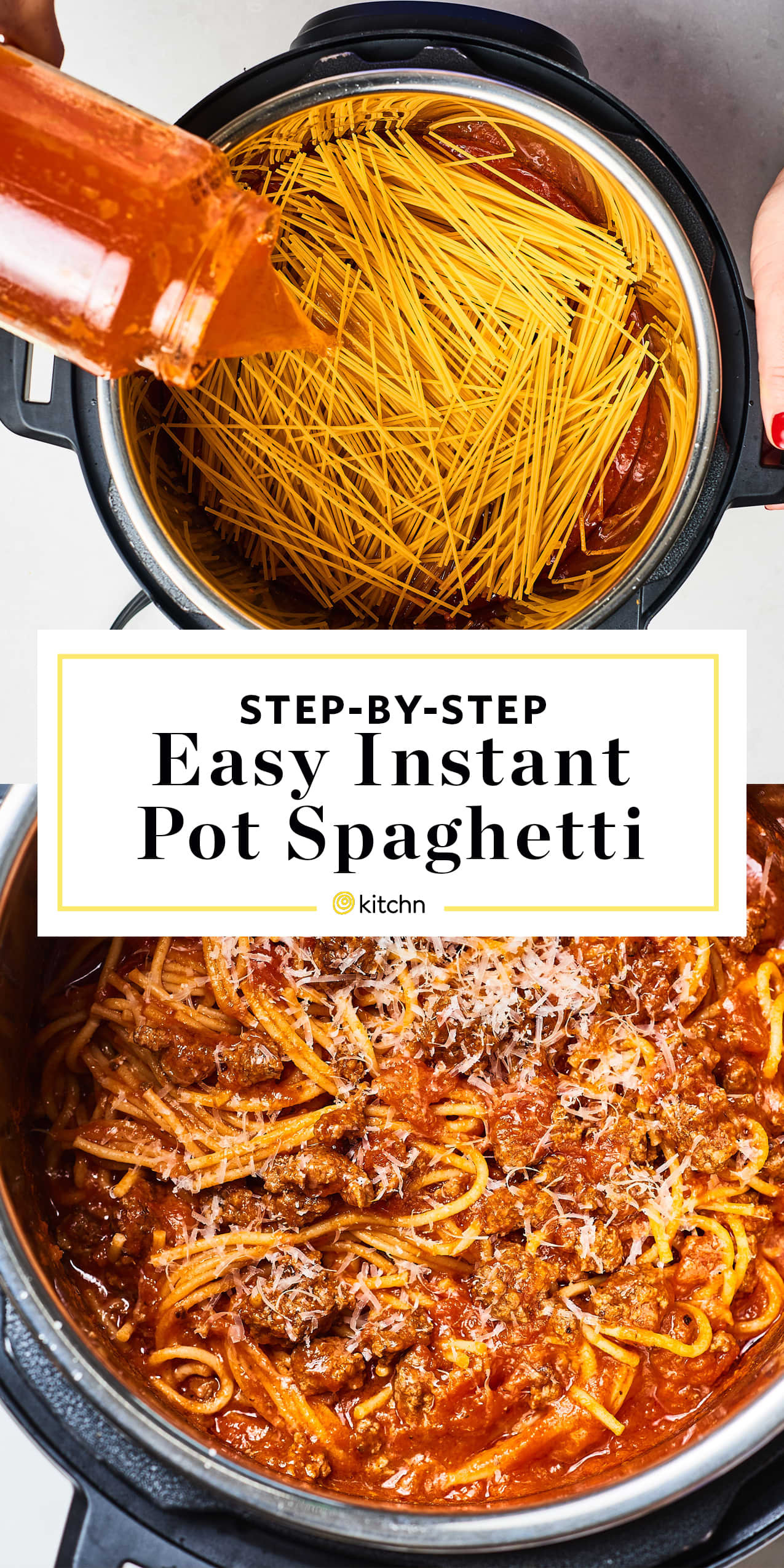 Instant Pot Spaghetti With Jar Sauce
 Instant Pot Spaghetti