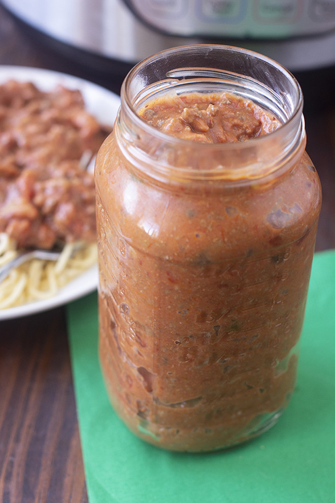 Instant Pot Spaghetti With Jar Sauce
 Instant Pot Spaghetti Sauce Cook the Story