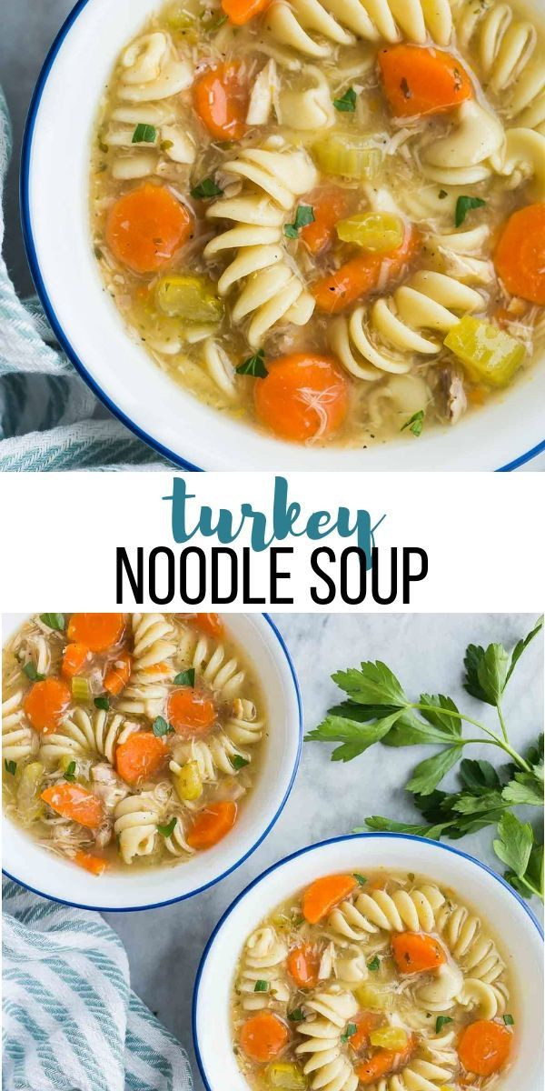Instant Pot Turkey Noodle Soup
 This Turkey Noodle Soup is hearty forting and works