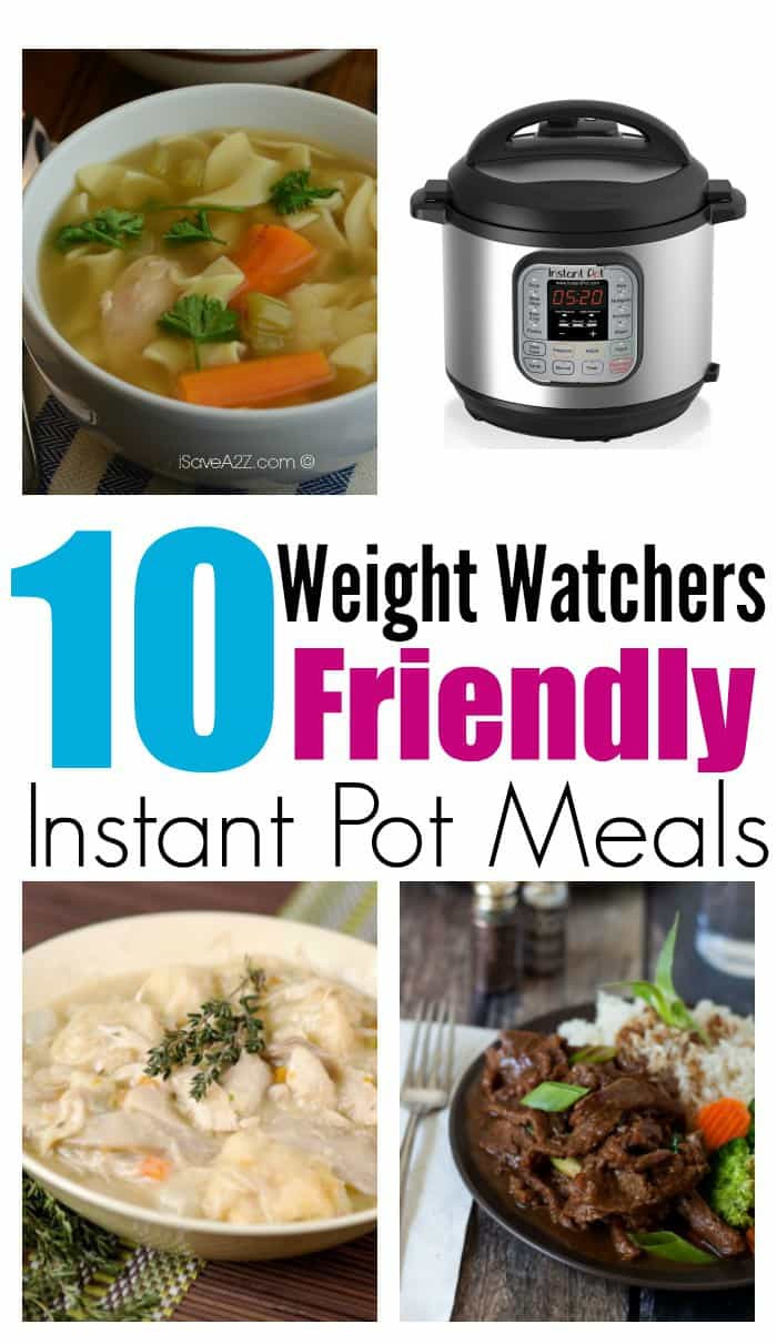 Instant Pot Weight Watcher Recipes
 10 Instant Pot Recipes For Weight Watchers