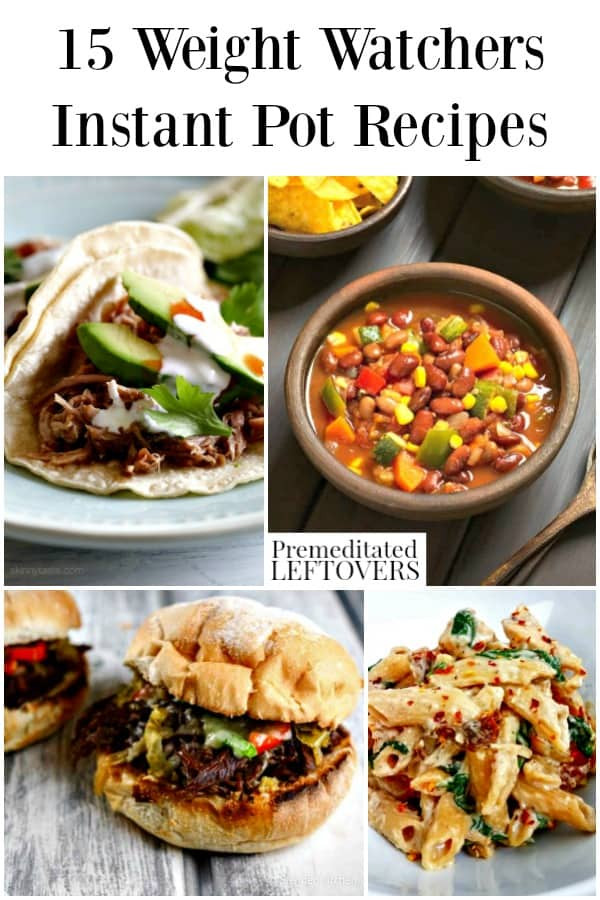 Instant Pot Weight Watcher Recipes
 15 Weight Watchers Instant Pot Recipes with Freestyle