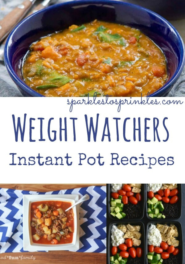 Instant Pot Weight Watcher Recipes
 Weight Watchers Instant Pot Recipes Sparkles to Sprinkles