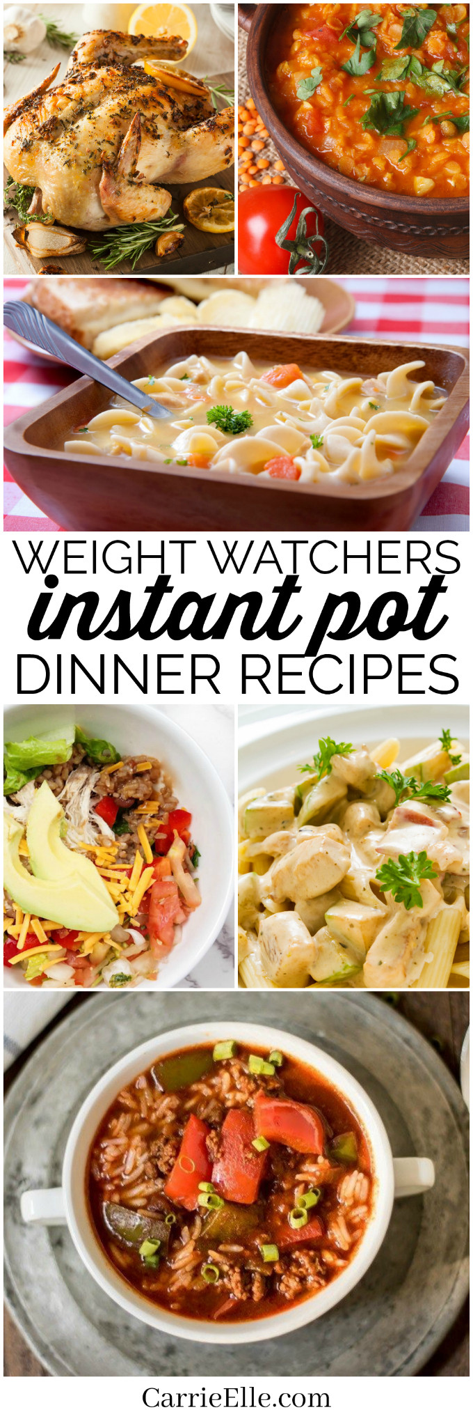 Instant Pot Weight Watcher Recipes
 Weight Watchers Instant Pot Dinner Recipes with
