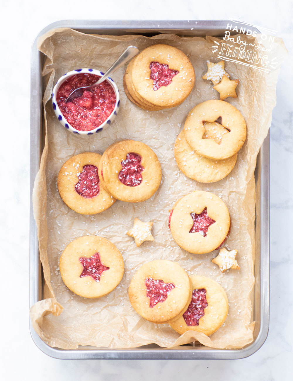 Irish Christmas Cookies
 Healthier Irish Shortbread & Jam Christmas Cookies for