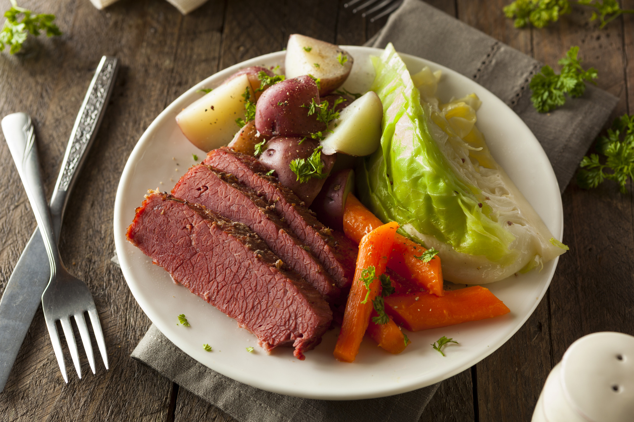 Irish Corned Beef And Cabbage
 Chow Line