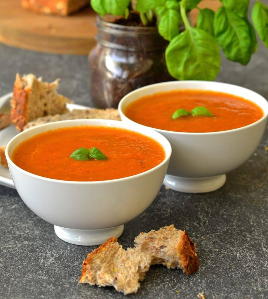 Is Tomato Soup Good For You
 10 Minute Easy Tomato Basil Soup Dairy Free & Vegan A