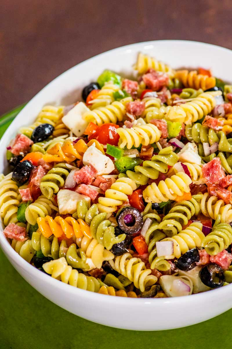 Italian Macaroni Salad
 Italian Pasta Salad Homemade Hooplah