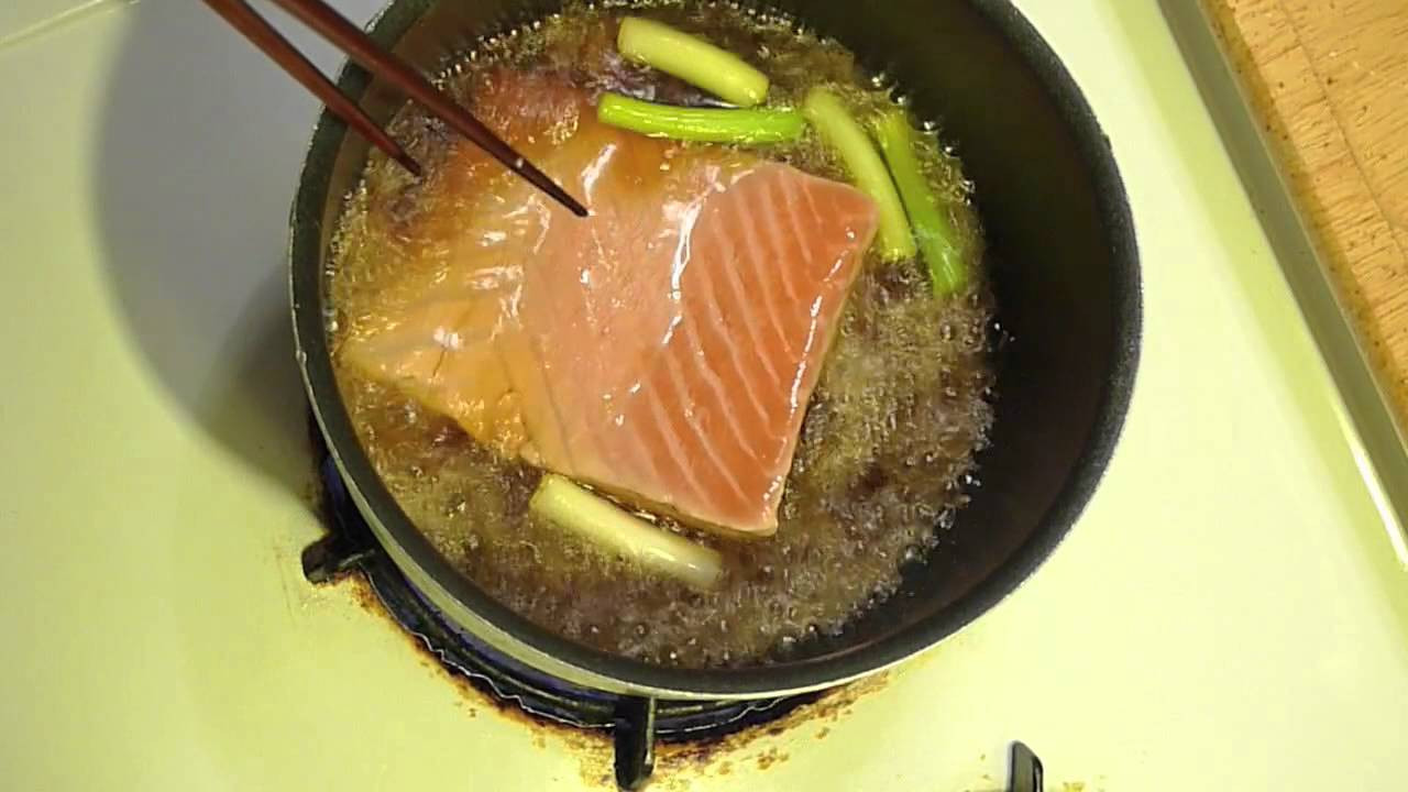 Japanese Fish Recipes
 Salmon Nitsuke fish recipe Japanese cooking 鮭の煮付けの作り方レシピ