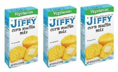 Jiffy Vegetarian Cornbread
 Jiffy Ve arian Corn Muffin Mix 3 pack