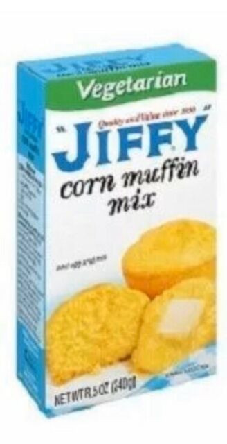 Jiffy Vegetarian Cornbread
 Jiffy Corn Muffin Mix 240g for sale online