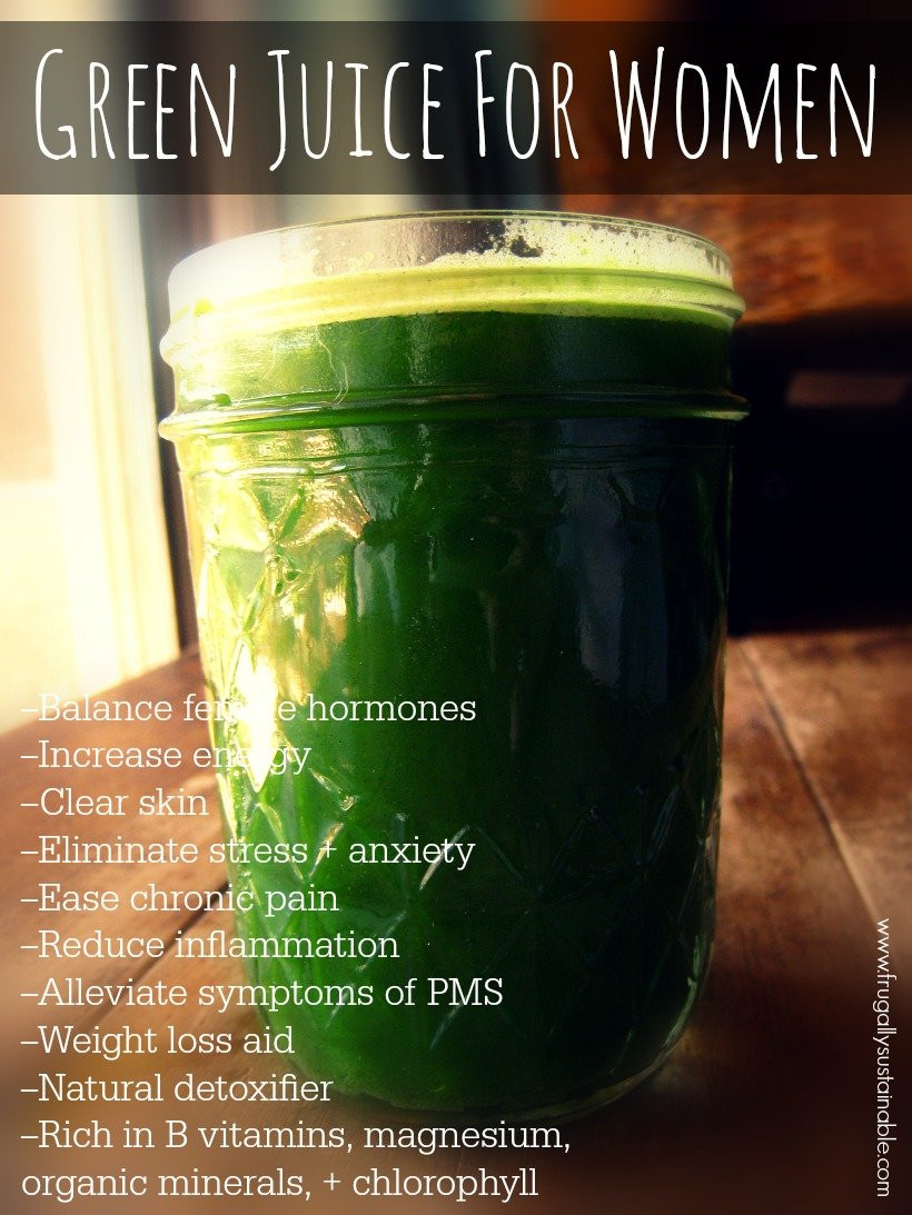 Juicing Recipes Weight Loss
 Green Juice for Women A Balancing Juicing Recipe