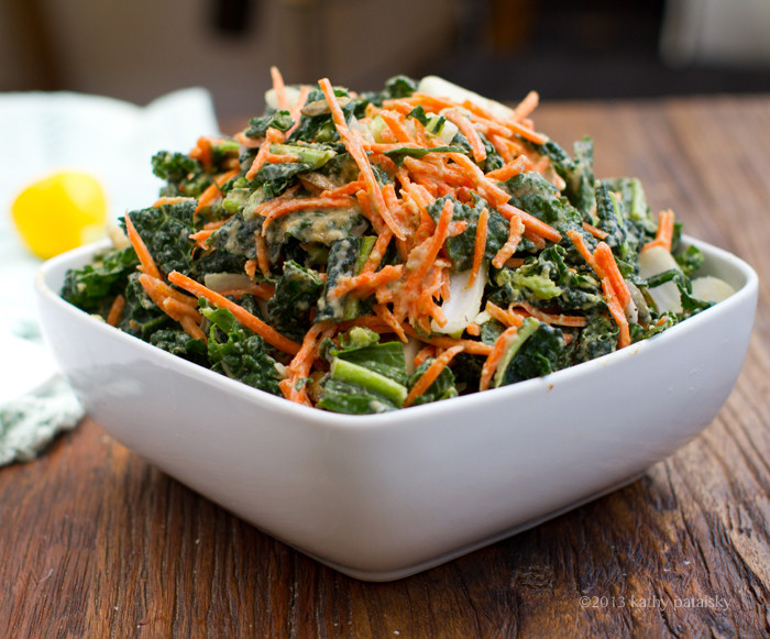 Kale Recipes Vegan
 5 Step Raw Kale Salad Vegan Recipe