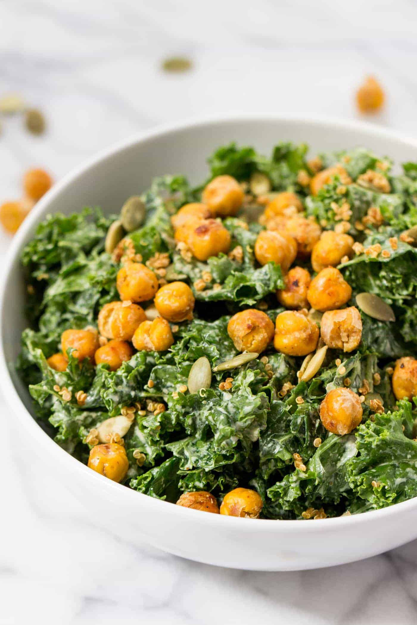Kale Recipes Vegan
 Vegan Kale Caesar Salad Recipe Simply Quinoa