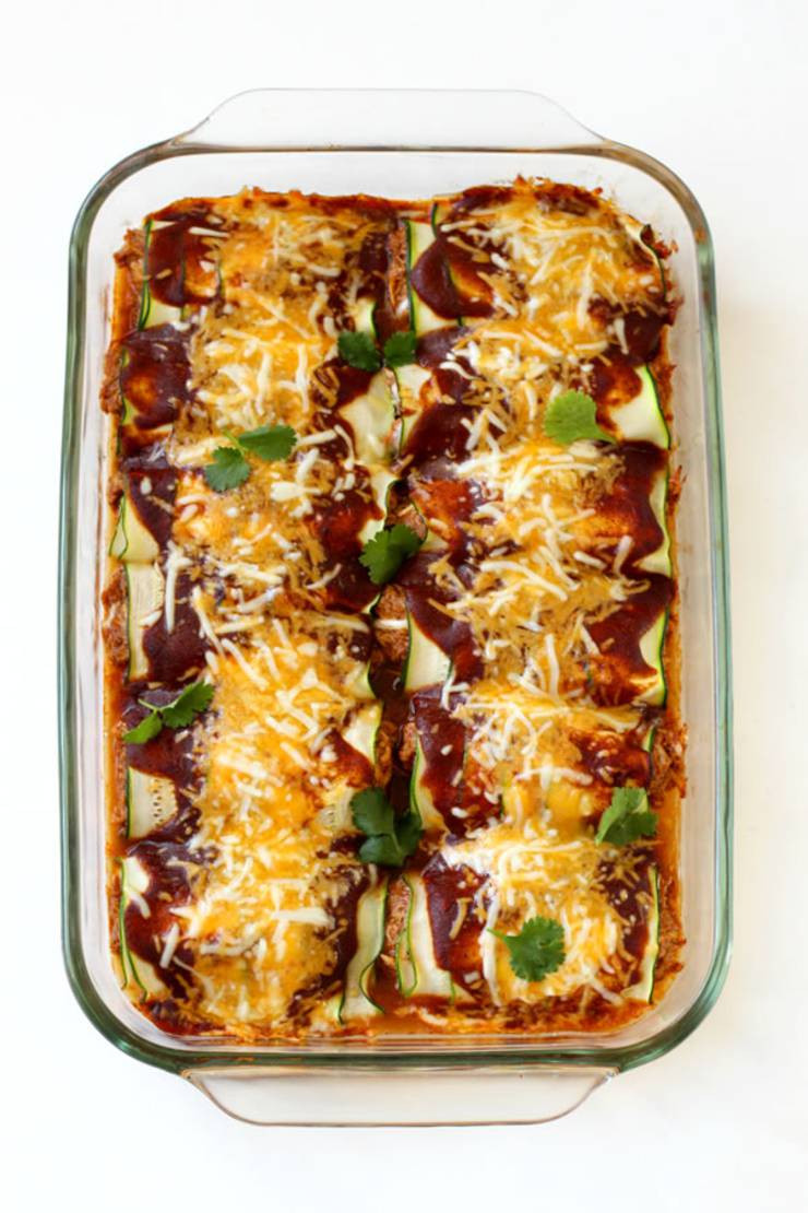 Keto Chicken Enchiladas
 Keto Zucchini Chicken Enchiladas – BEST Low Carb Recipe