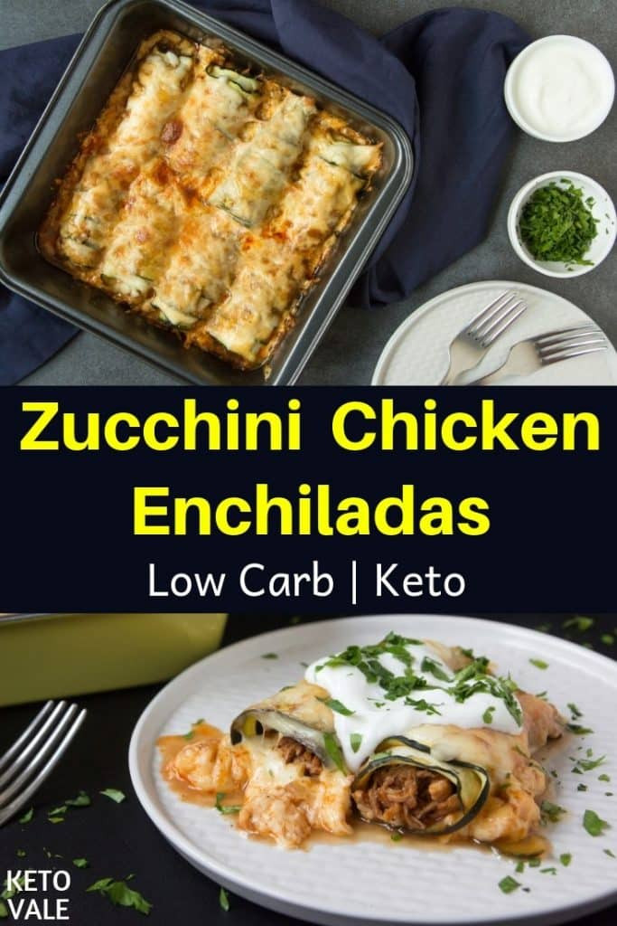 Keto Chicken Enchiladas
 Keto Zucchini Chicken Enchiladas Low Carb Recipe