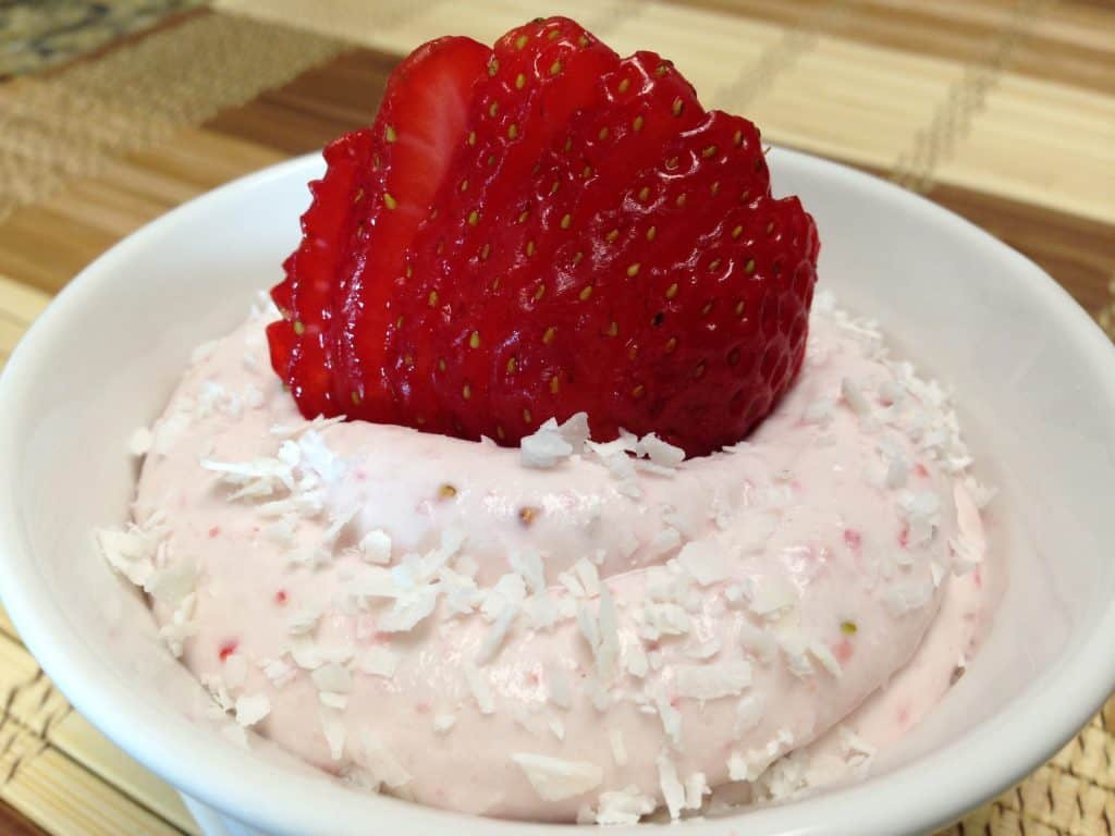 Keto Coconut Cream Mousse
 Strawberry Coconut Cream Mousse Keto and Low Carb Keto