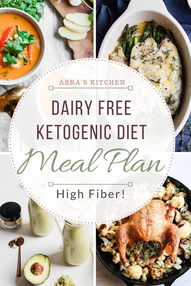 Keto Diet And Fiber
 7 Day Ketogenic Meal Plan Dairy Free Mostly Plants High