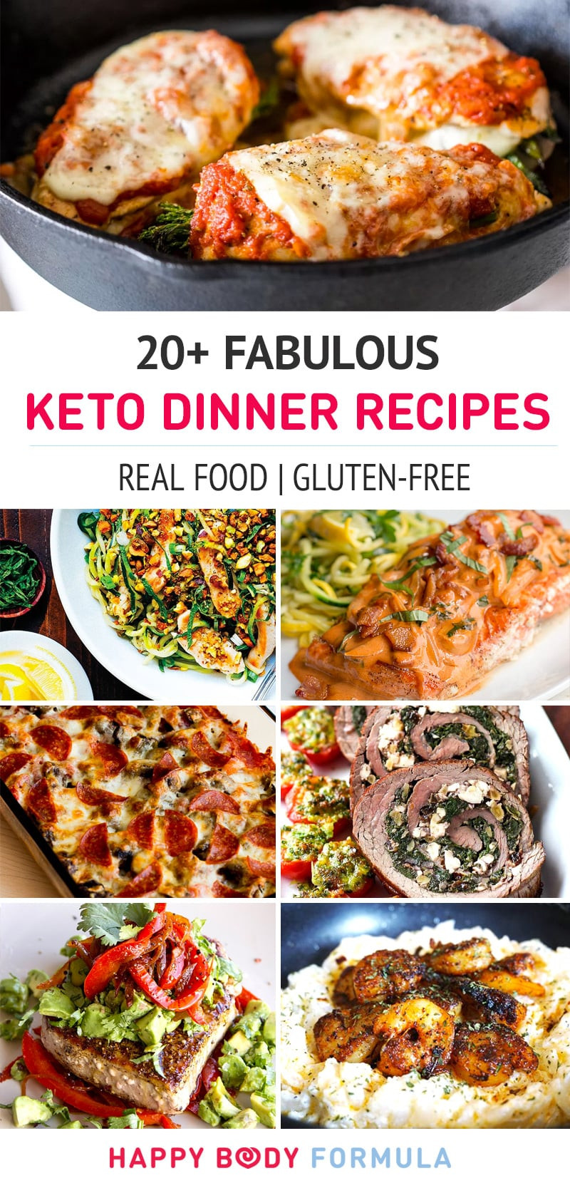 Keto Diet Recipes
 20 Fabulous Keto Dinner Recipes Happy Body Formula