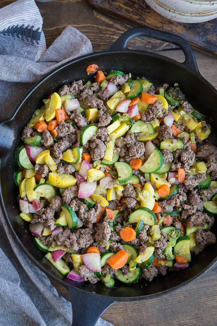 Keto Ground Beef Recipe
 30 Minute Ve able and Ground Beef Skillet The Roasted Root