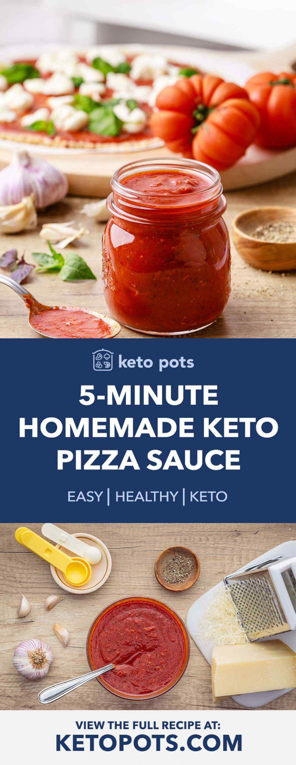 Keto Pizza Sauce Fresh 5 Minute Homemade Keto Pizza Sauce Classic Style Keto Pots