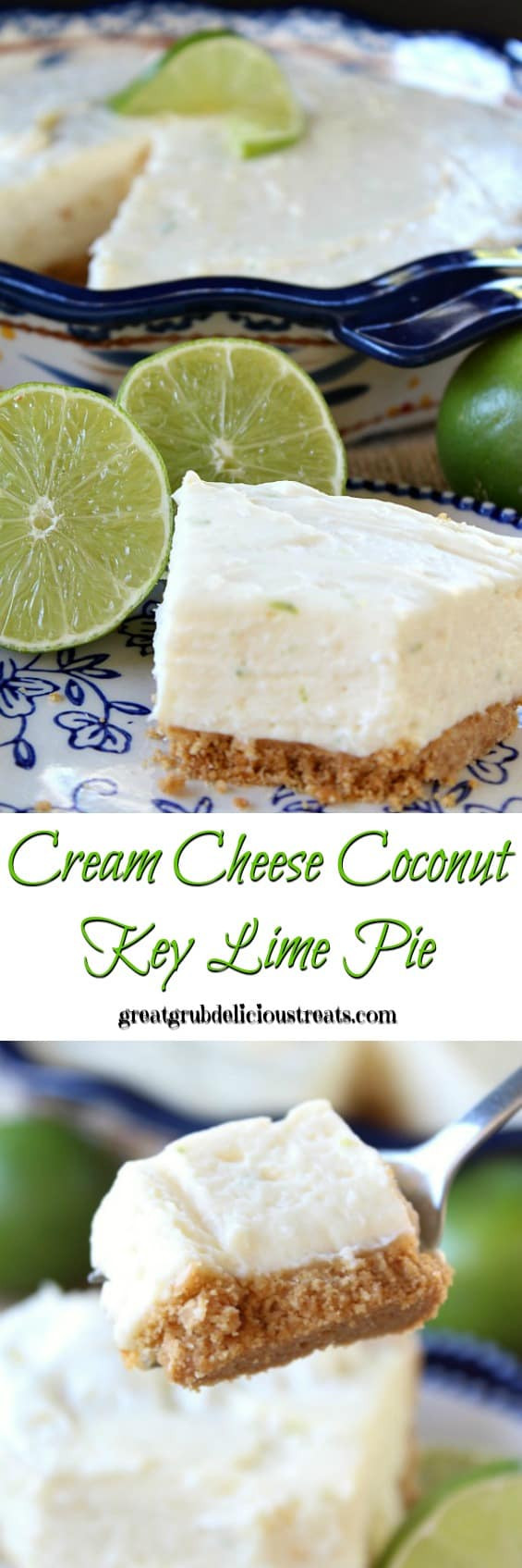 Key Lime Pie With Cream Cheese
 Cream Cheese Coconut Key Lime Pie Great Grub Delicious