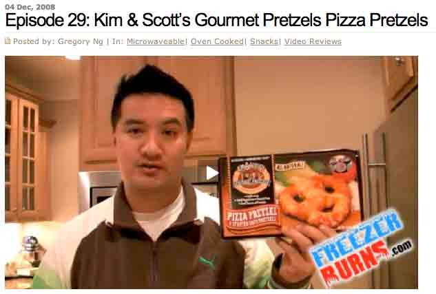Kim And Scott Gourmet Pretzels
 Kim & Scott’s Gourmet Pizza Pretzel Reviewed by Frozen