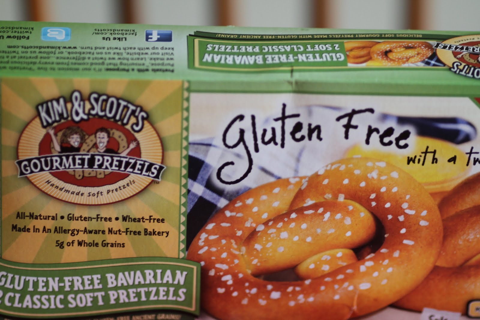 Kim And Scott Gourmet Pretzels
 Learning to Eat Allergy Free Kim and Scott’s New Gluten