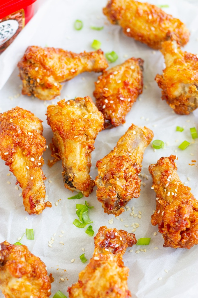 Korean Chicken Wings Recipe
 Crispy Korean Air Fried Chicken Wings My Forking Life
