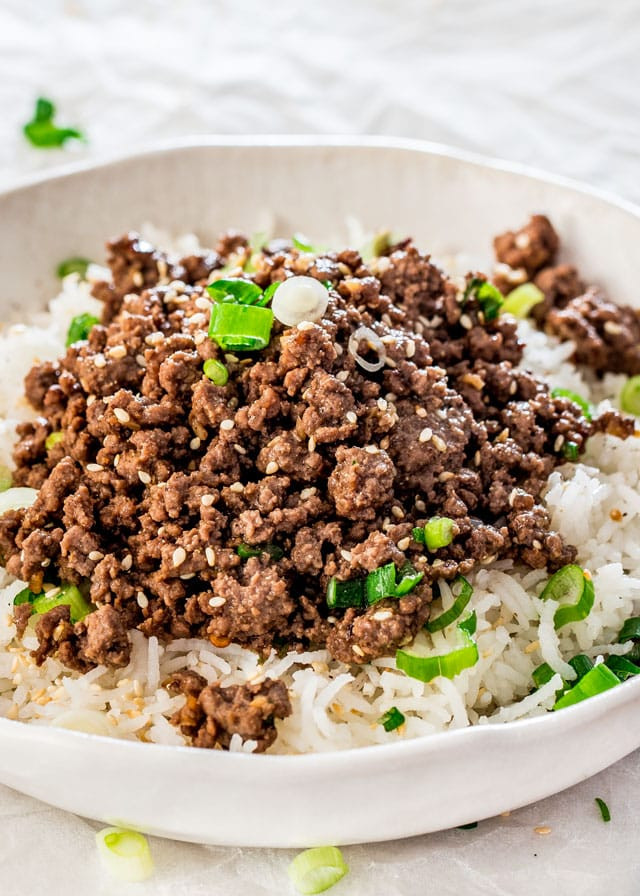 Korean Ground Beef And Rice Bowls
 Korean Beef Rice Bowls Jo Cooks