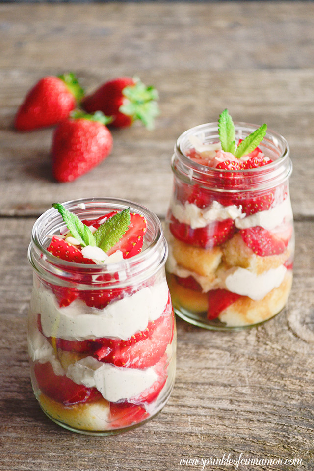 Lady Finger Dessert Recipes
 Simple strawberry mascarpone mini trifles for a quick