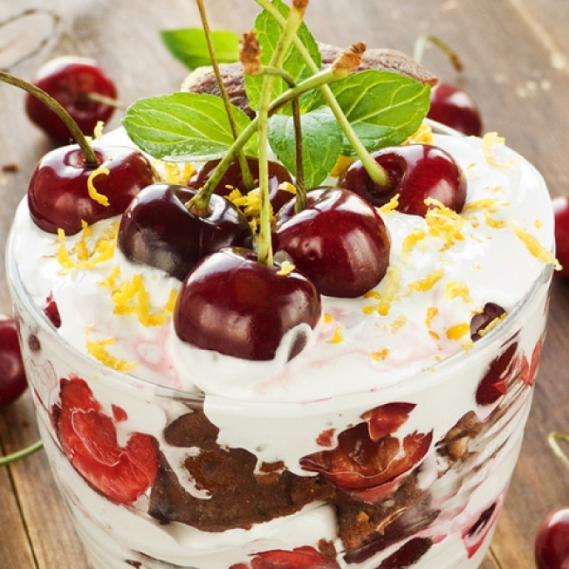 Lady Finger Dessert Recipes
 Cherry Trifle With Homemade Chocolate Lady Fingers Recipe
