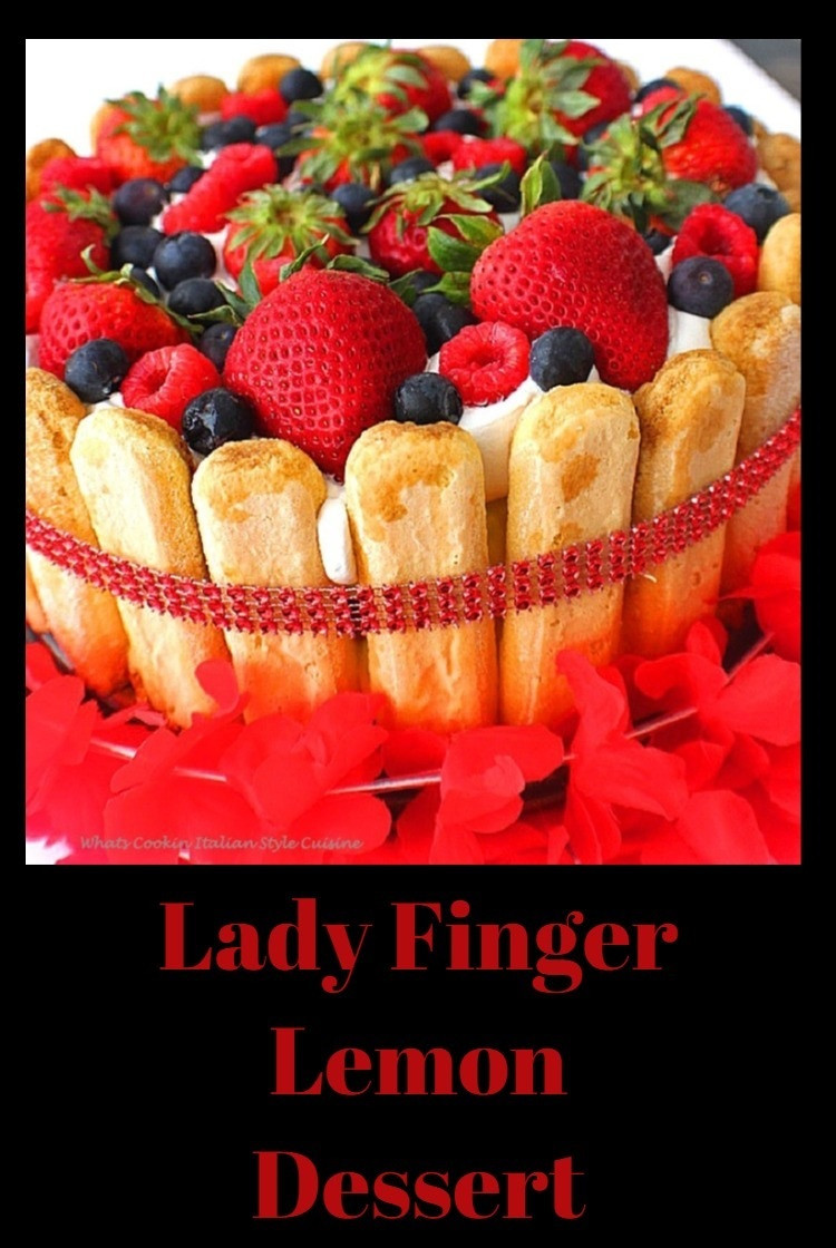 Ladyfinger Dessert Recipes
 Lady Finger Lemon Dessert