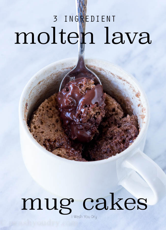 Lava Cake In A Mug
 Chocolate Molten Lava Mug Cake I Wash You Dry