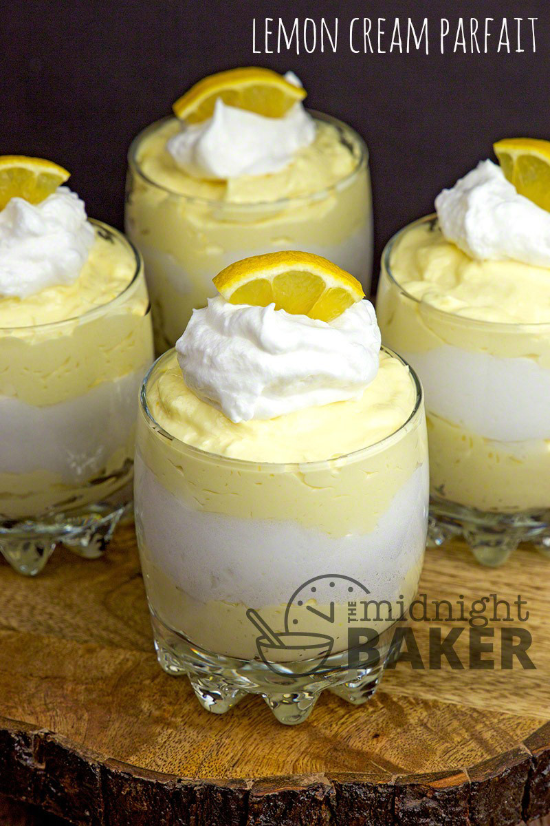 Lemon Dessert Recipe
 Lemon Cream Parfait The Midnight Baker