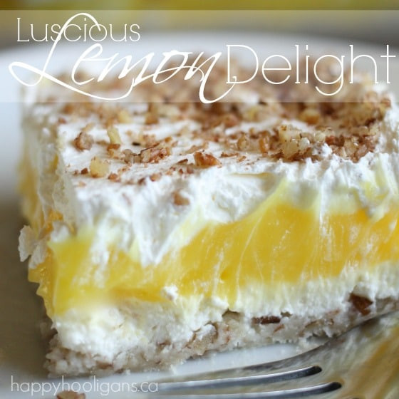 Lemon Dessert Recipe
 Luscious Lemon Delight An Easy to Make Dessert